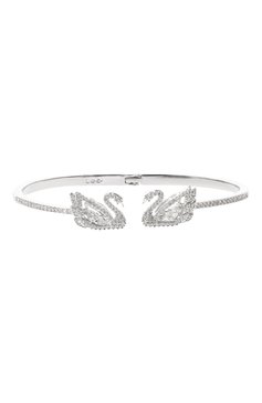 Женский браслет dancing swan SWAROVSKI серебряного цвета, арт. 5534850 | Фото 1 (Региональные ограничения белый список (Axapta Mercury): Не проставлено; Нос: Не проставлено; Материал: Металл)