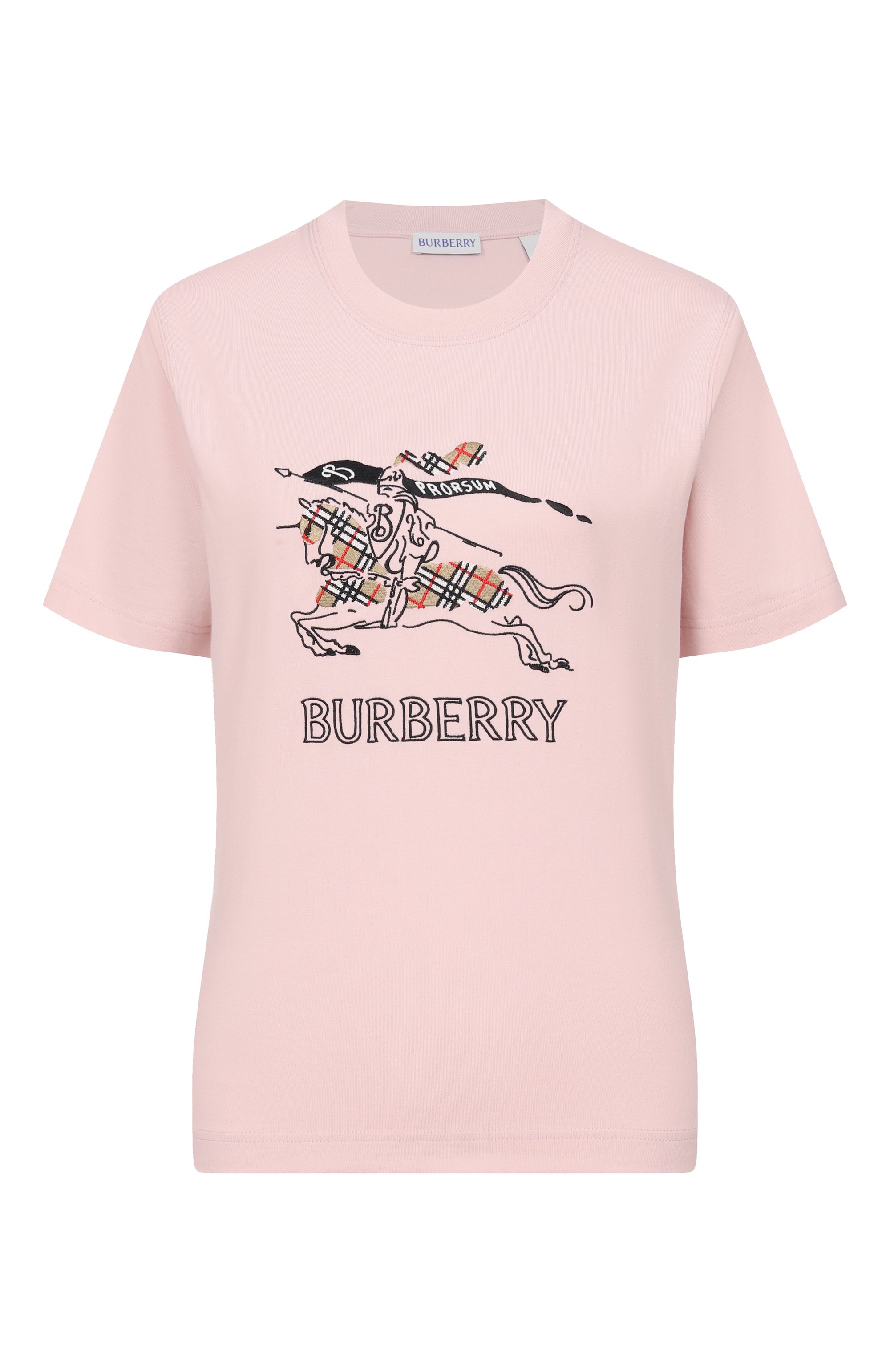 Хлопковая футболка BURBERRY, арт. 8121037, фото 1