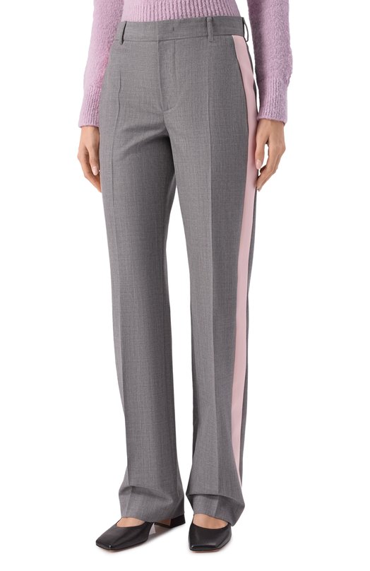 Шерстяные брюки Moschino V0320/0522 Серый  V0320/0522 Фото 3