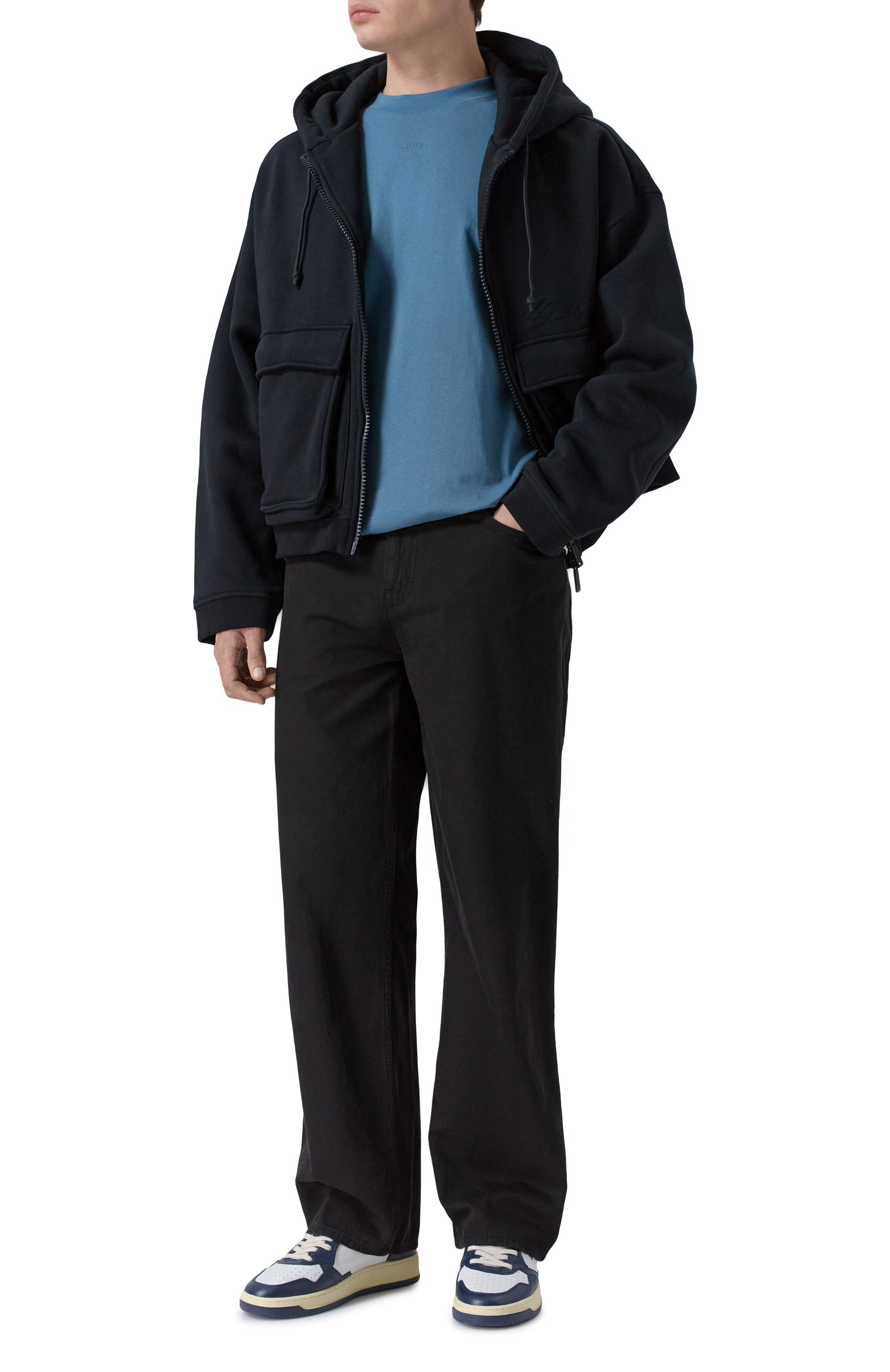 Хлопковая футболка HUGO, арт. 50488330, фото 2