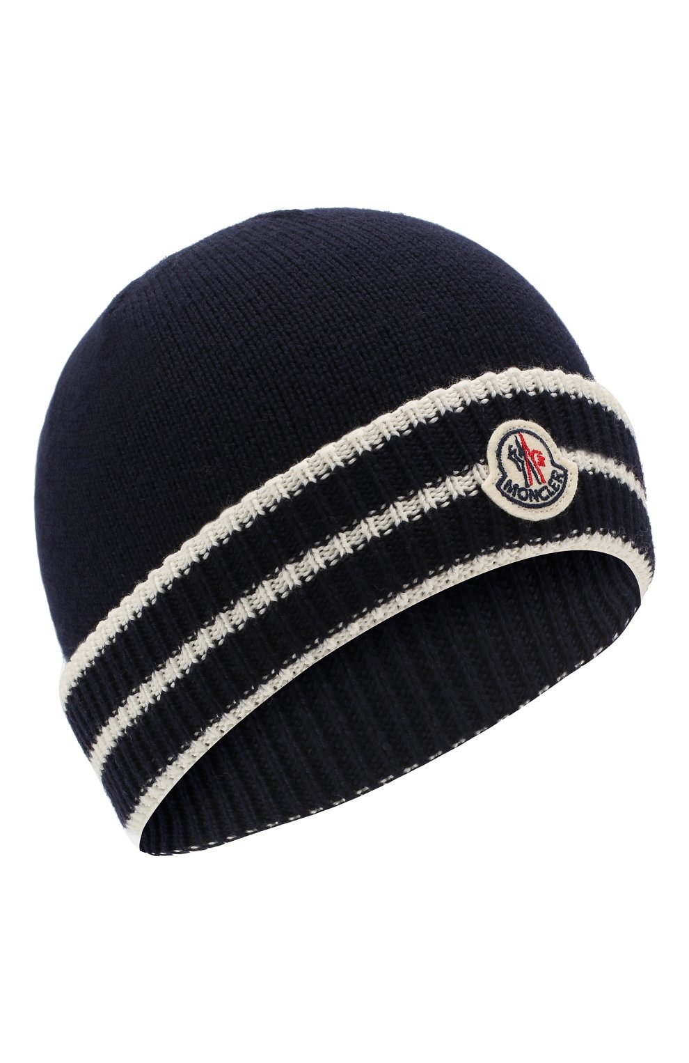 Шерстяная шапка с фактурным отворотом MONCLER ENFANT, арт. D2-951-99211-05-969BY, фото 1