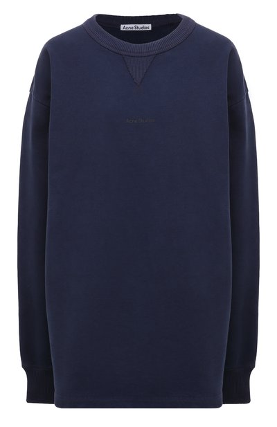 Хлопковый свитшот ACNE STUDIOS, арт. FN-MN-SWEA000260INDIG0 BLUE, фото 1