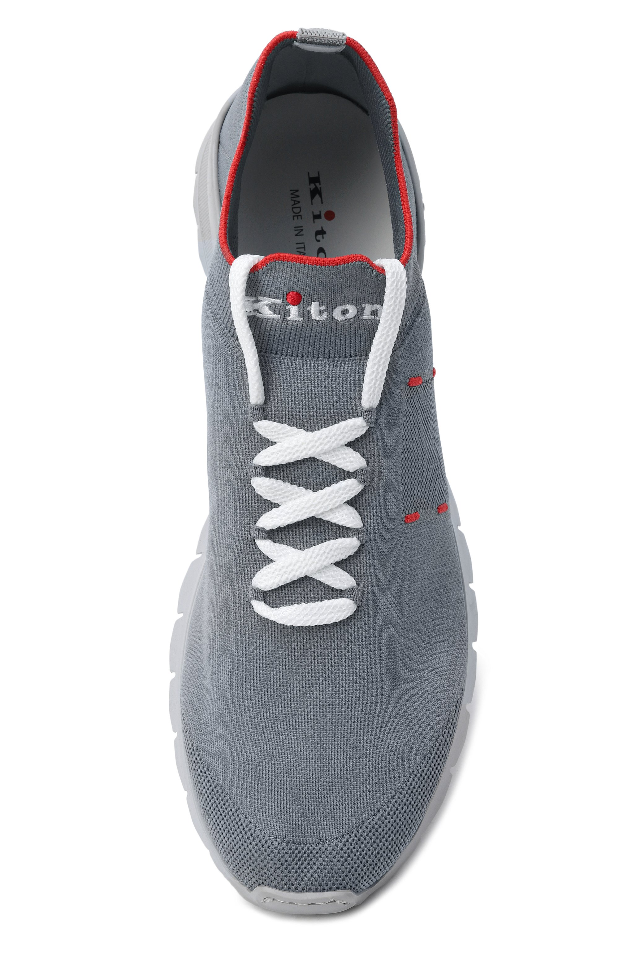 Текстильные кроссовки KITON, арт. USSA393N01362, фото 5