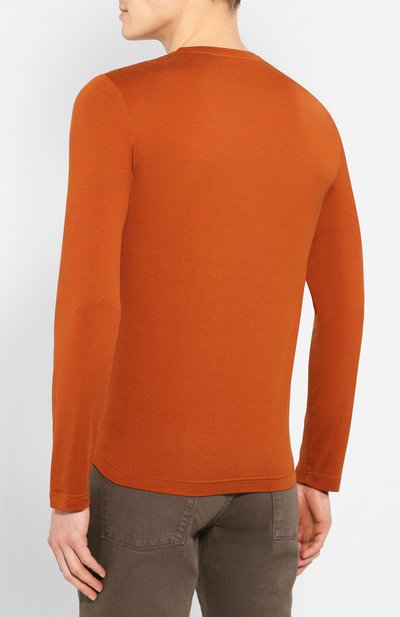 Лонгслив из шелка и хлопка LORO PIANA, арт. FAF6129, фото 4