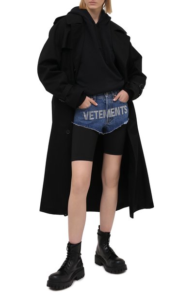 Джинсовые шорты VETEMENTS, арт. WE51PA310B 2803/BLUE, фото 2