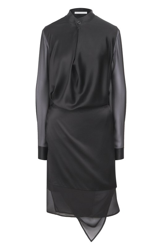 Шелковое платье Helmut Lang P04HW604 Чёрный P04HW604
