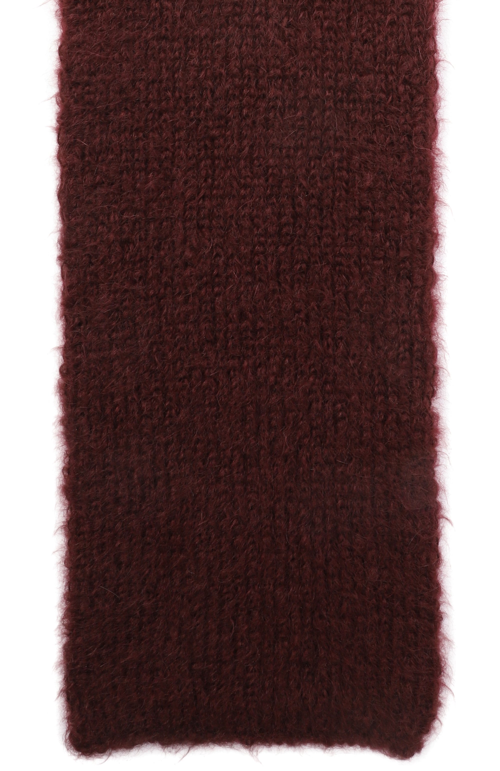 Шарф из мохера DRIES VAN NOTEN бордового цвета по цене 42850 руб., арт. 011255-2733-359, фото 4 Шарф из мохера DRIES VAN NOTEN, арт. 011255-2733-359, фото 4