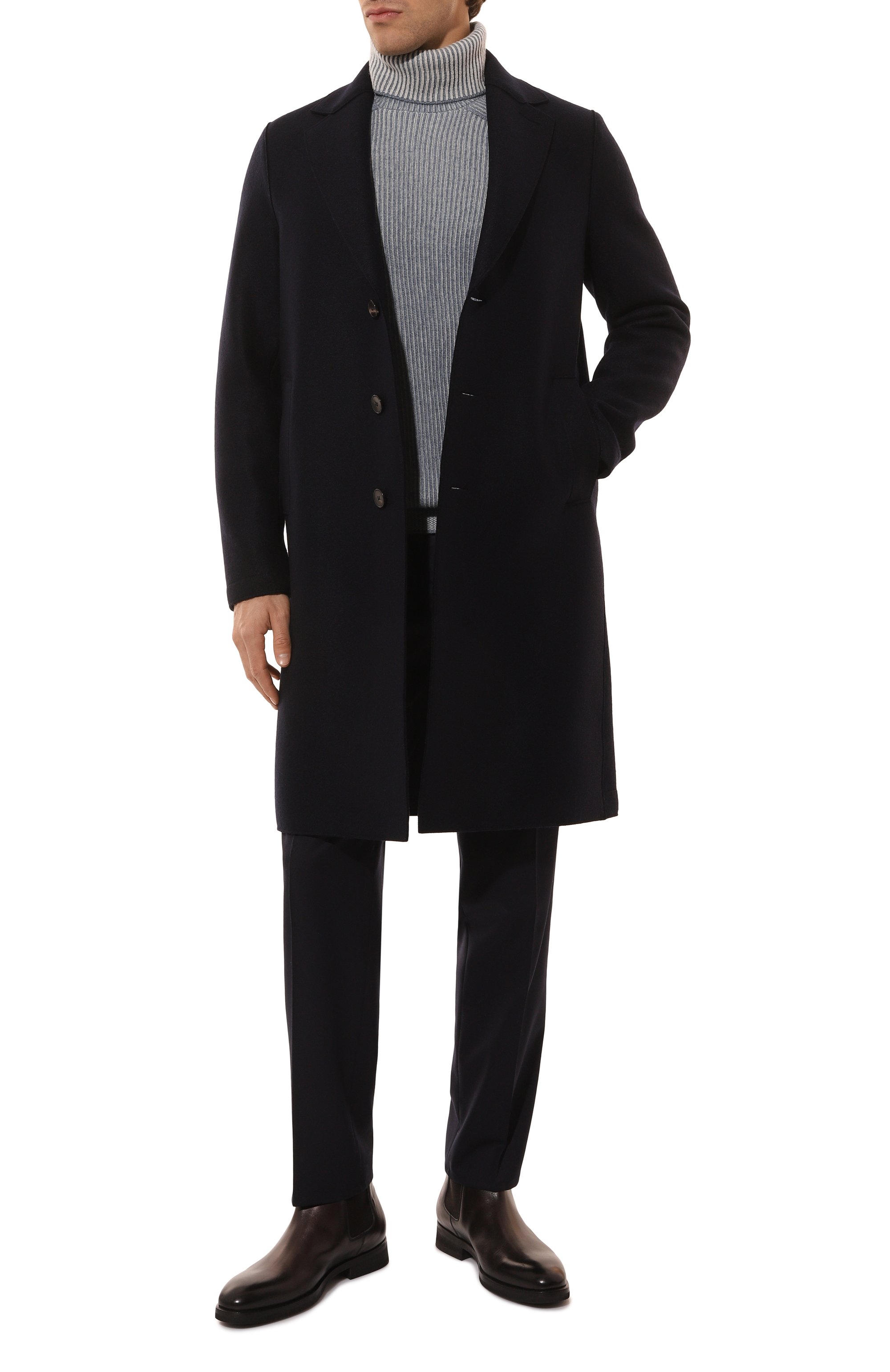 Шерстяное пальто HARRIS WHARF LONDON, арт. C9123MLK, фото 2