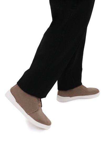 Замшевые кеды triple stitch ZEGNA, арт. A5137X-LHKUR, фото 3
