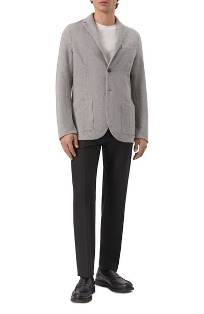 Хлопковый пиджак HARRIS WHARF LONDON, арт. C8Z22PXE, фото 3