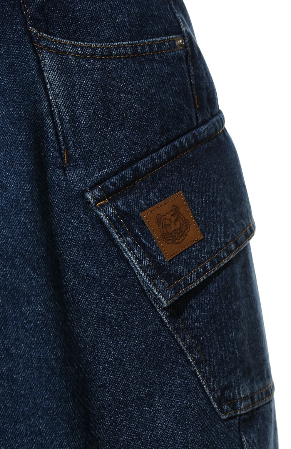 Джинсовая юбка KENZO синего цвета по цене 28350 руб., арт. FC52DJ2636EA, фото 5 Джинсовая юбка KENZO, арт. FC52DJ2636EA, фото 5
