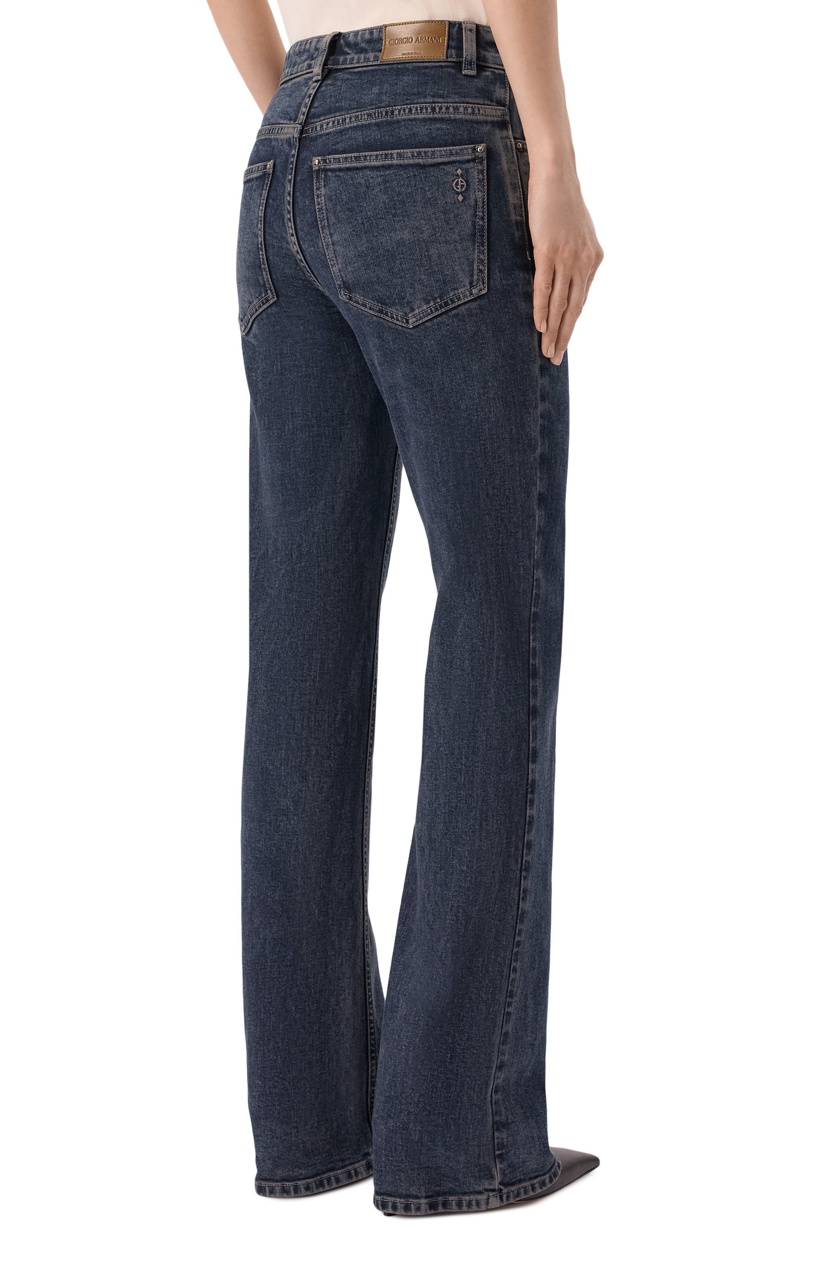 Джинсы GIORGIO ARMANI темно-синего цвета по цене 158000 руб., арт. GW003904/AF29612, фото 4 Джинсы GIORGIO ARMANI, арт. GW003904/AF29612, фото 4