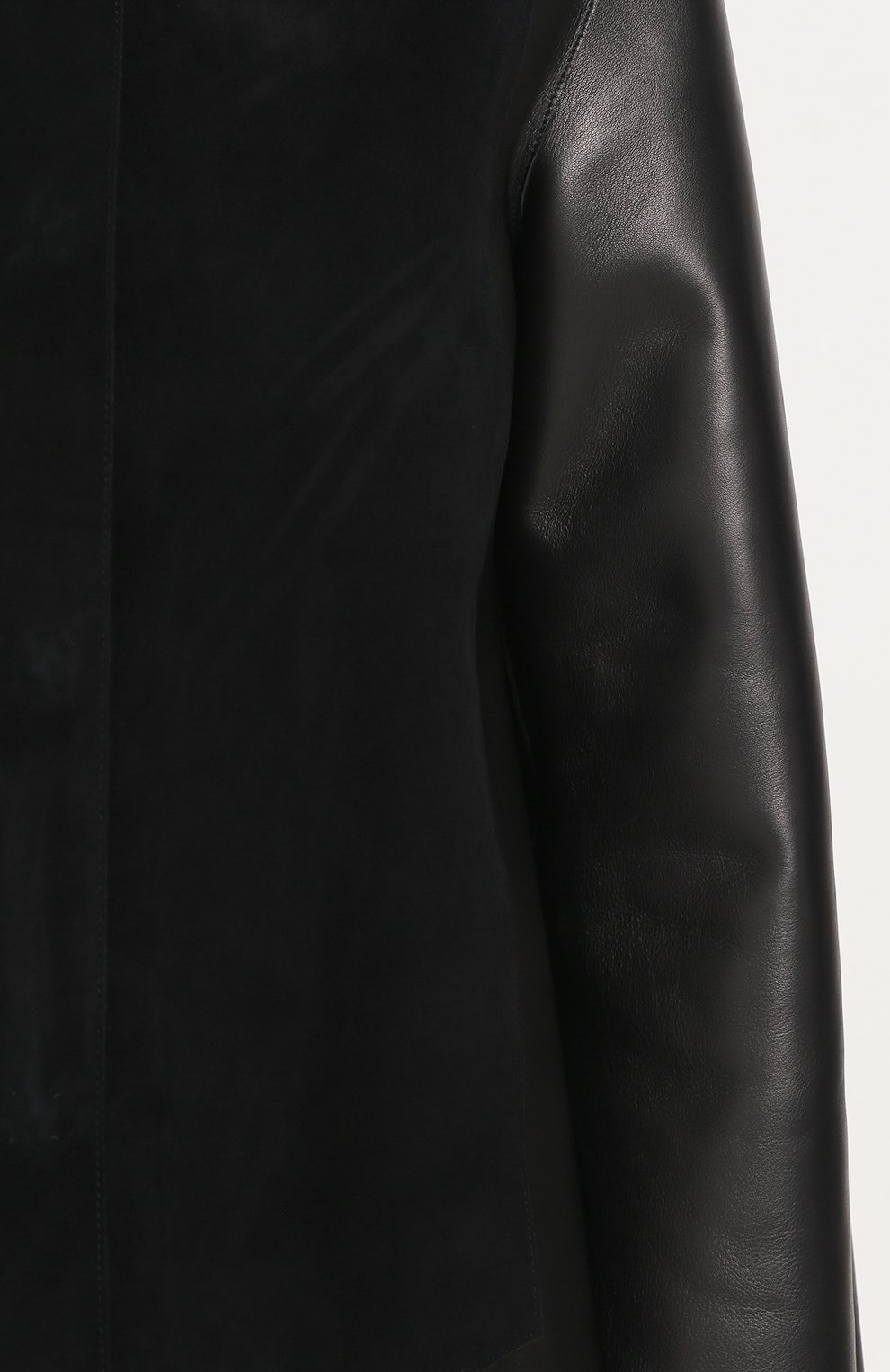 Кожаная куртка свободного кроя с замшевой отделкой GIORGIO ARMANI, арт. ZAG06P/ZAP11, фото 5