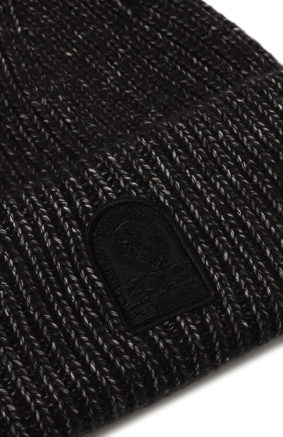 Шапка из хлопка и шерсти PARAJUMPERS черного цвета по цене 10950 руб., арт. PAHAHA32, фото 3 Шапка из хлопка и шерсти PARAJUMPERS, арт. PAHAHA32, фото 3