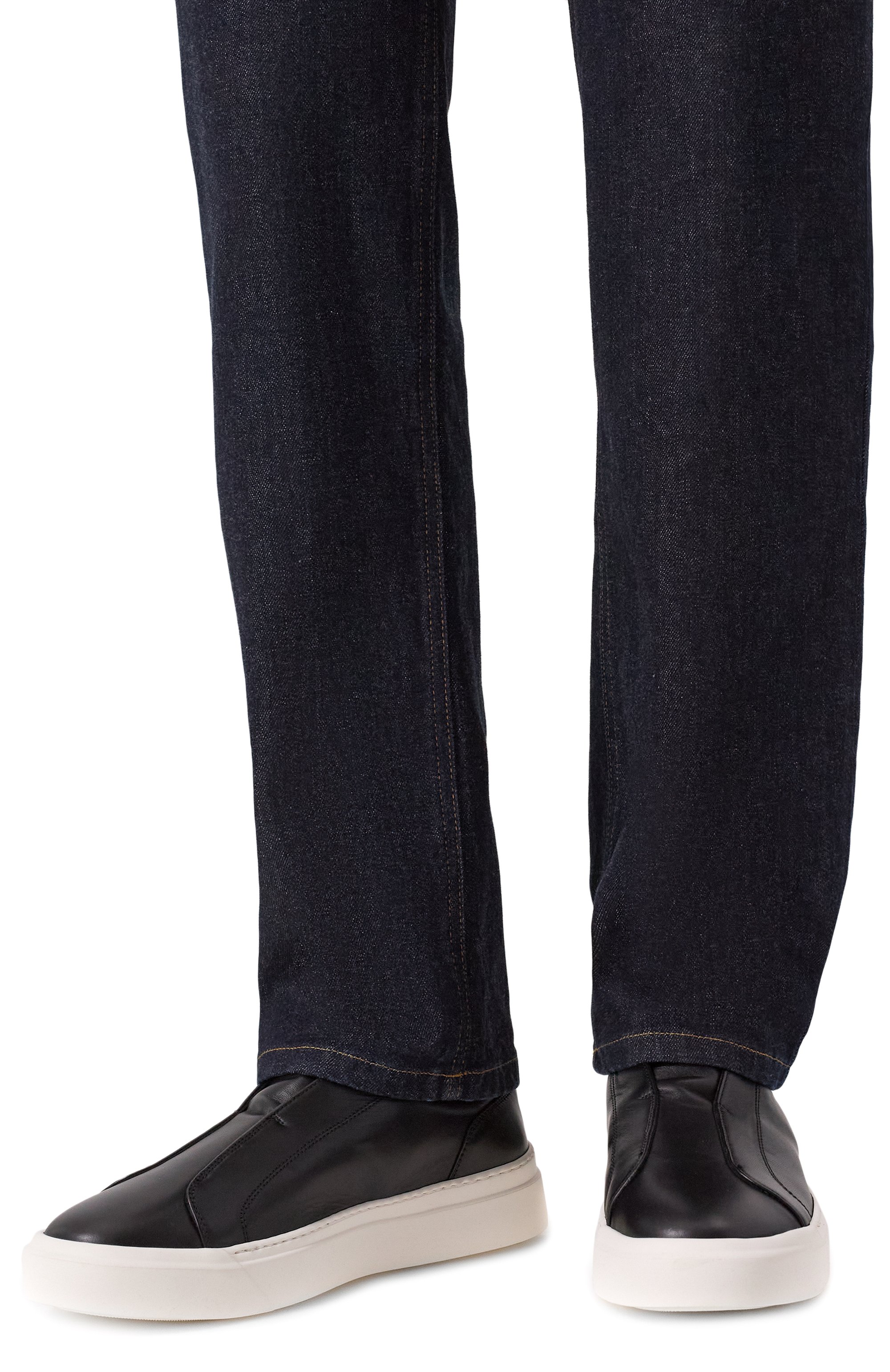 Кожаные кеды KITON, арт. USSA279N0129801, фото 3