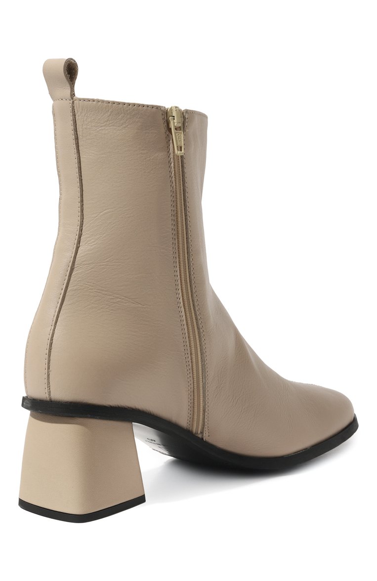 Кожаные ботильоны NUDE OF SCANDINAVIA, арт. 0LI020/SAVANA/LATTE MACCHIATT0, фото 5