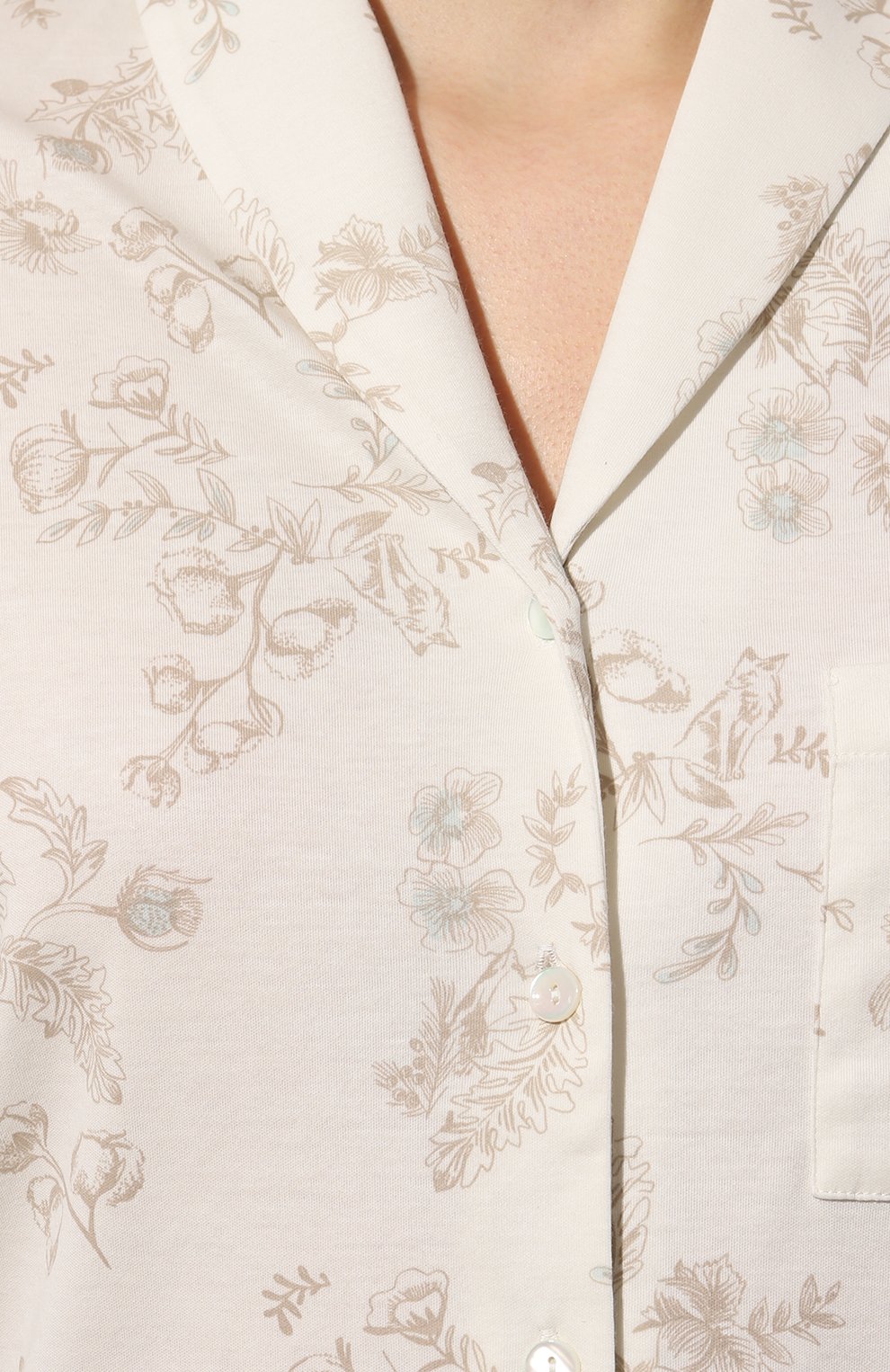 Хлопковая рубашка HANRO, арт. 074970, фото 5