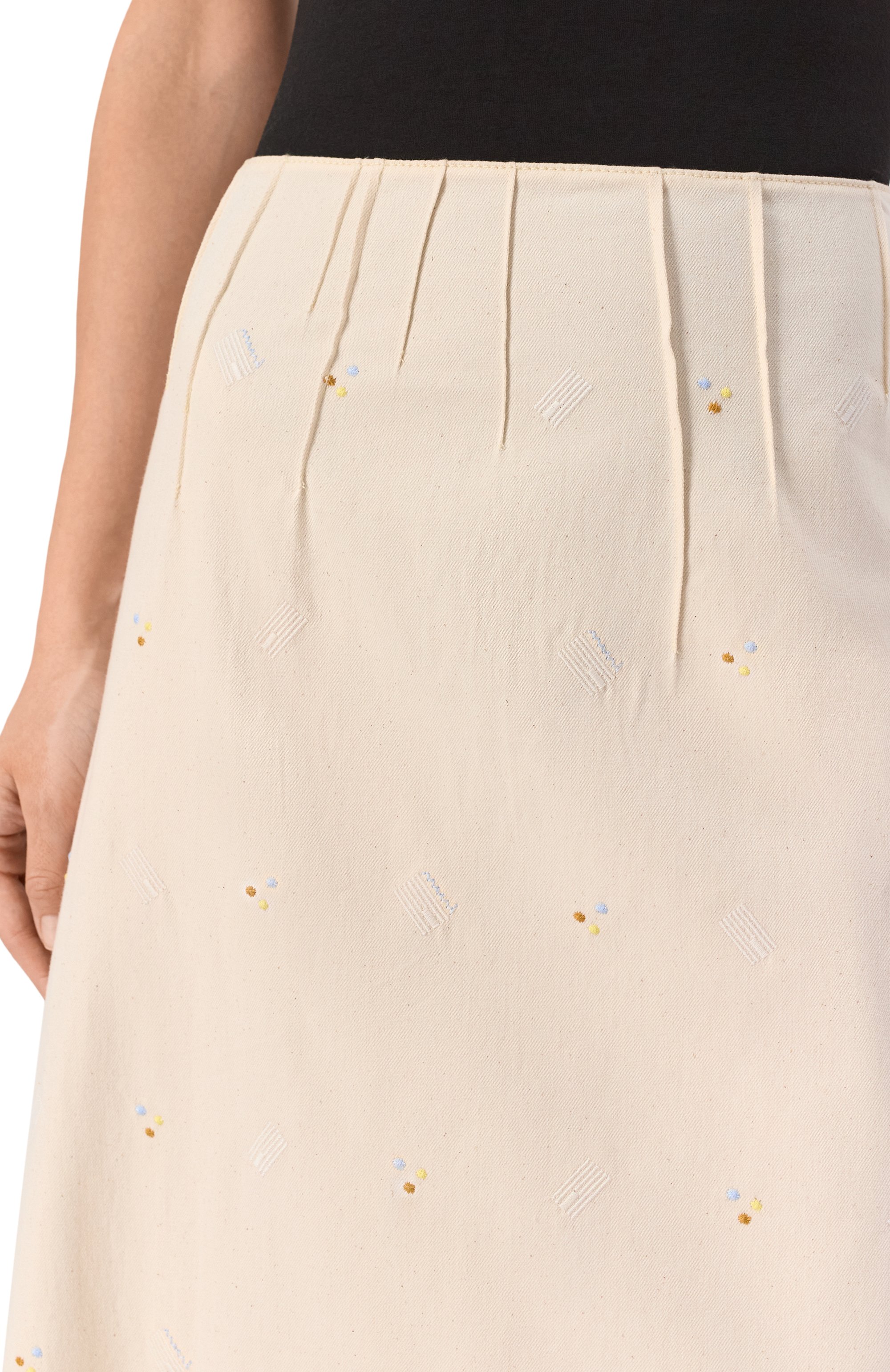 Хлопковая юбка MARNI, арт. G0JD0751S0/USCX58, фото 5