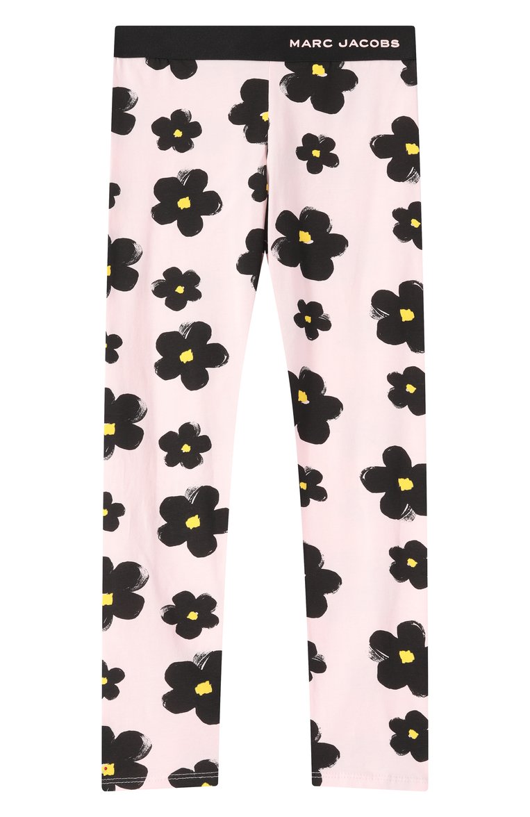 Детские хлопковые легинсы MARC JACOBS (THE) светло-розового цвета, арт. W60467 | Фото 1 (Матери�ал внешний: Хлопок; Нос: Не проставлено; Девочки Кросс-КТ: Леггинсы-одежда; Ростовка одежда: 3 года | 98 см, 5 лет | 110 см, 2 года | 92 см, 7 лет | 122 см, 4 года | 104 см)