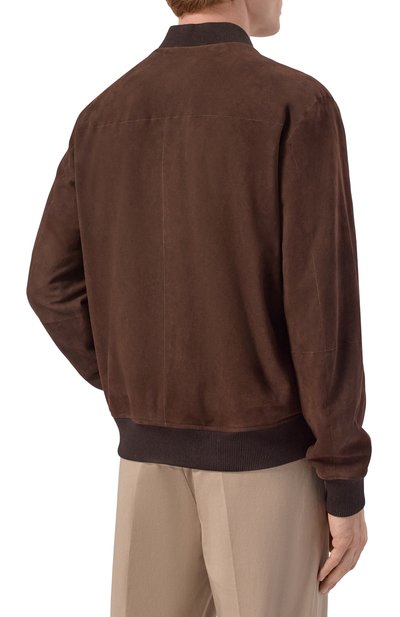 Замшевый бомбер ANDREA CAMPAGNA, арт. 232621/AC/00332I, фото 4