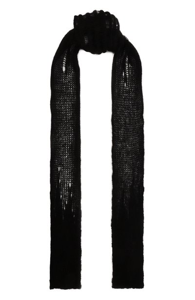 Шарф из шерсти и шелка ANN DEMEULEMEESTER, арт. 2402-U-SC08-KN044-099, фото 1