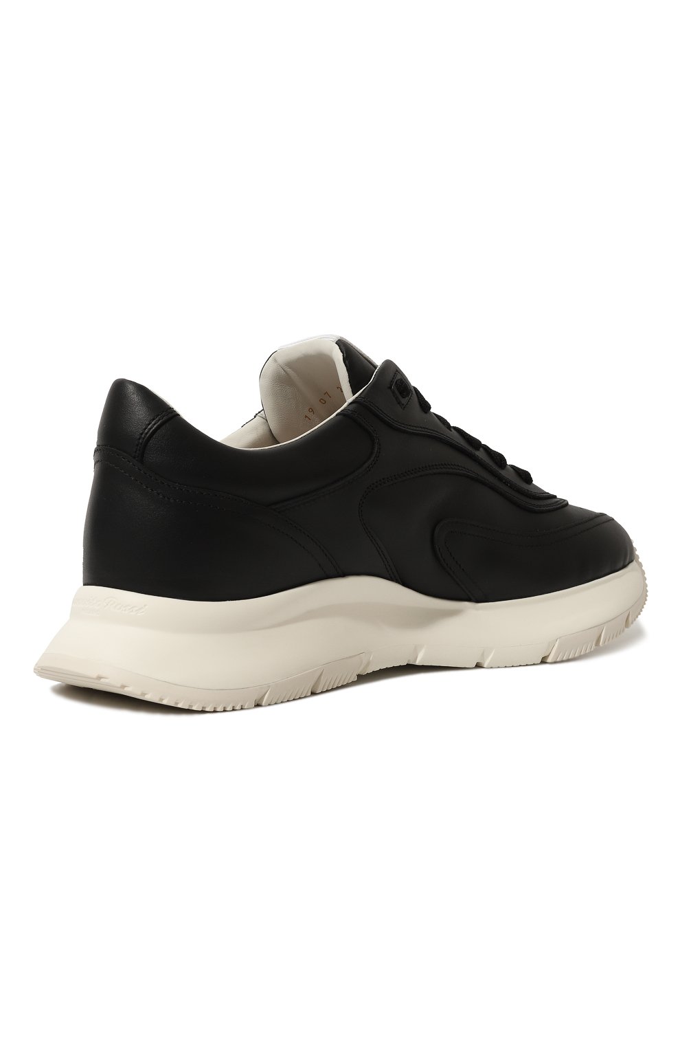 Кожаные кроссовки GIANVITO ROSSI, арт. S25397.M1WHT.CLNNER0, фото 5