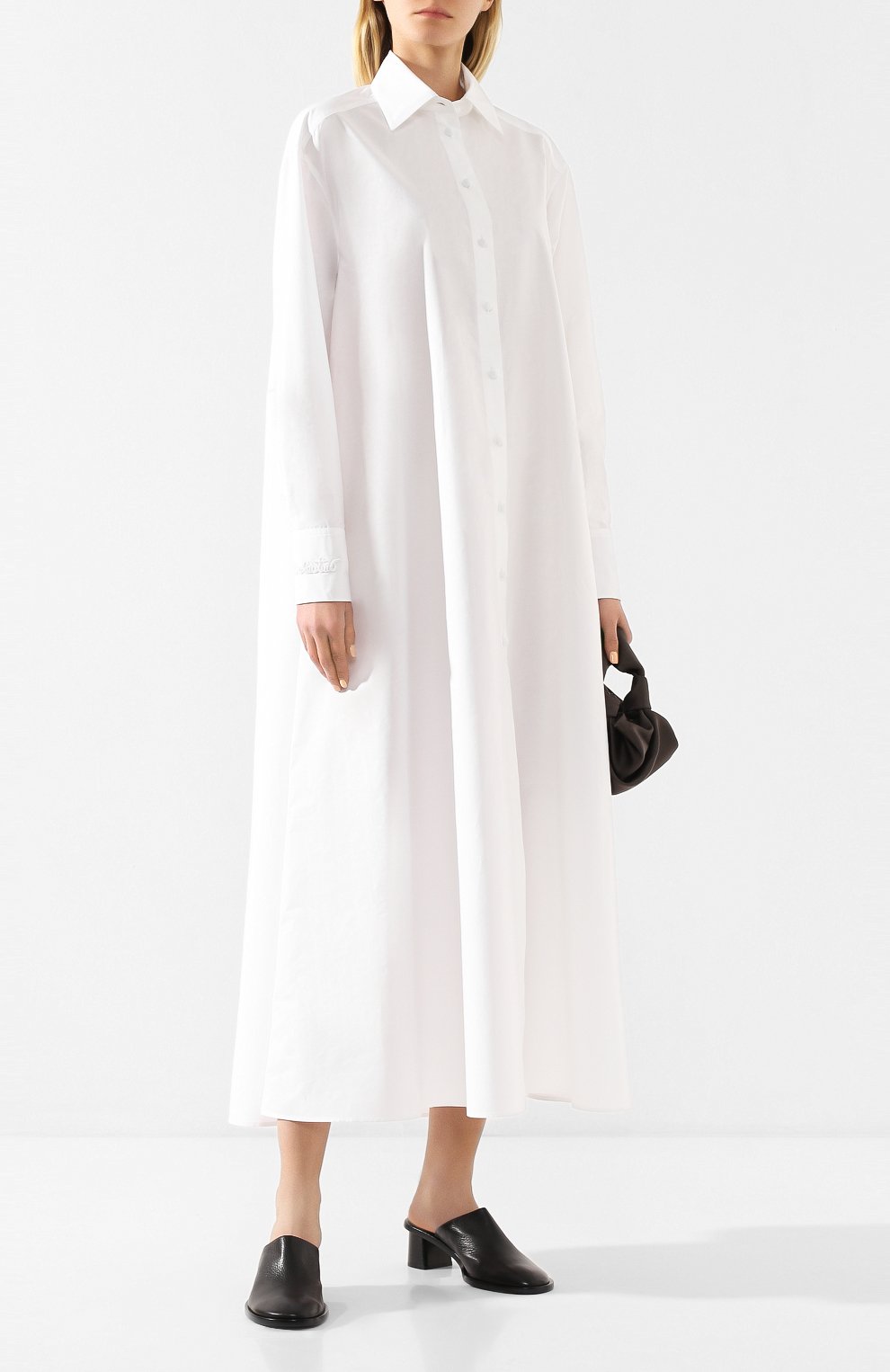 Кожаные сабо teatime  THE ROW, арт. F1123-L23, фото 2