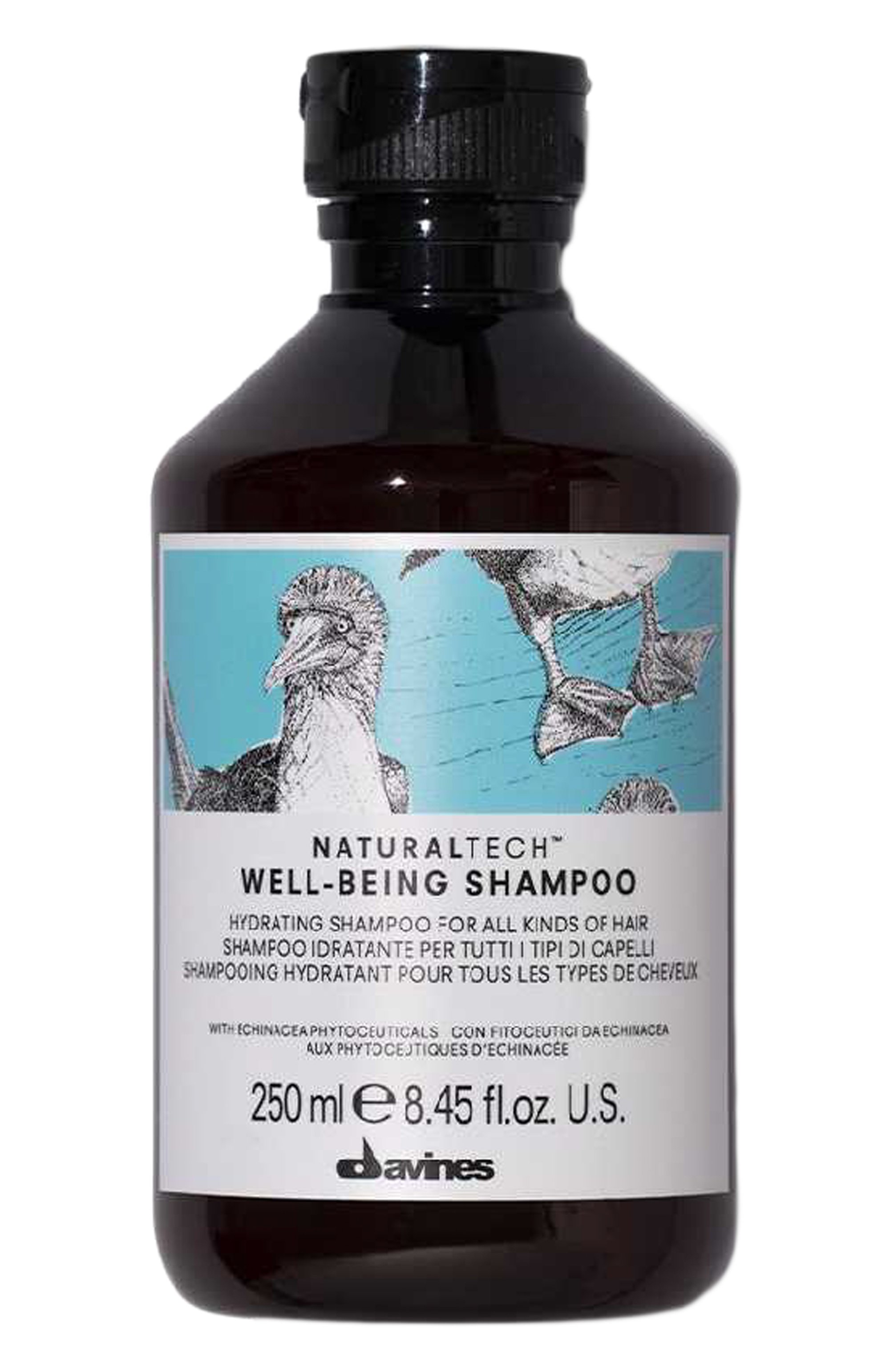 Увлажняющий шампунь для всех типов волос well being (250ml) DAVINES, арт. 71261, фото 1