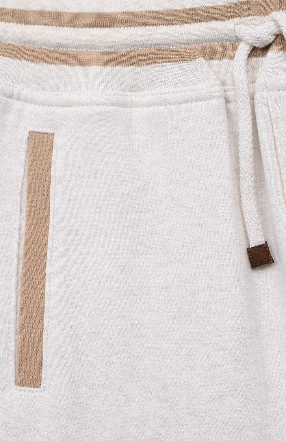 Хлопковые джоггеры BRUNELLO CUCINELLI, арт. BTU14E337C, фото 3