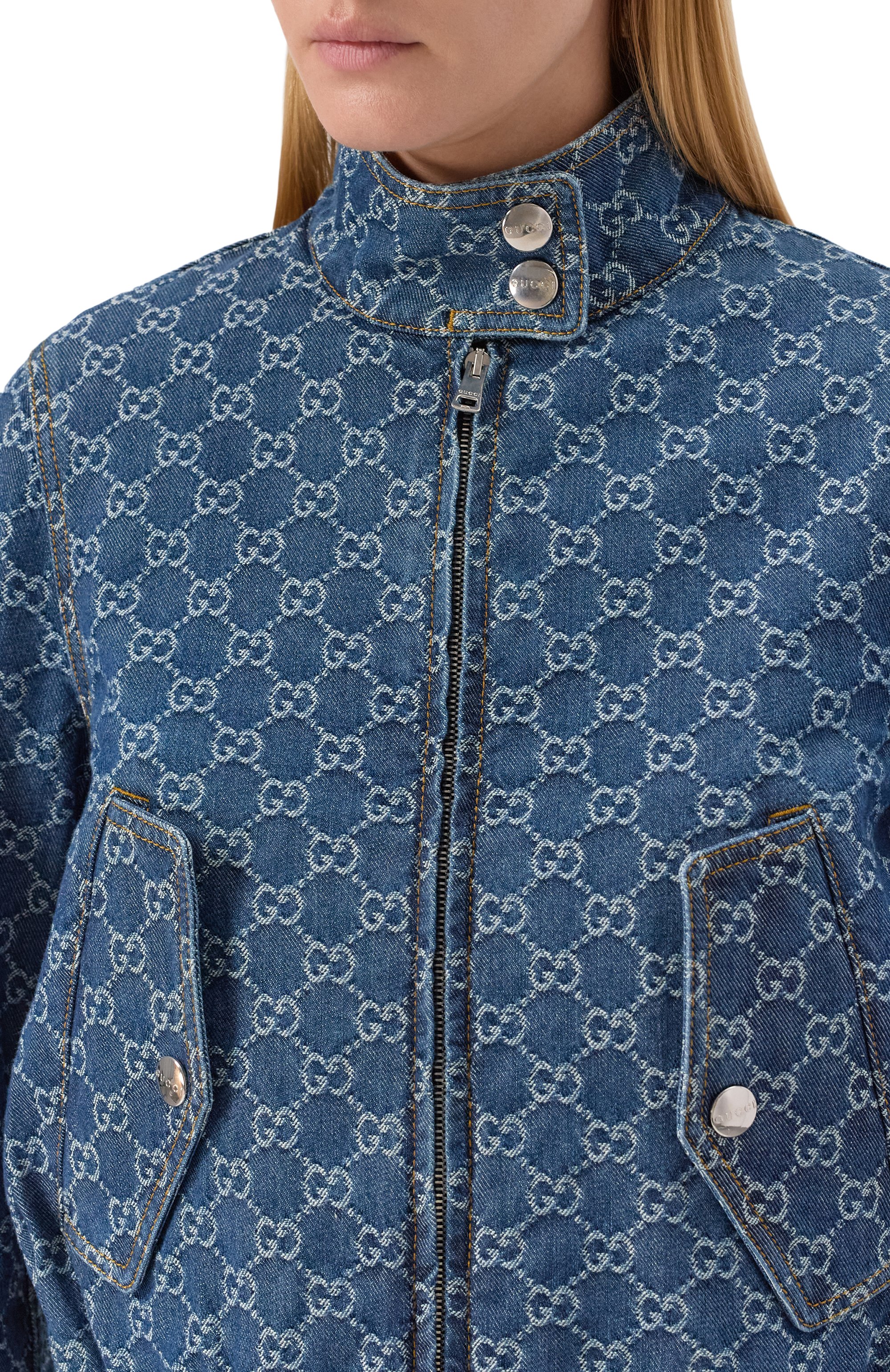 Джинсовая куртка GUCCI, арт. 815185/XDC9I, фото 5