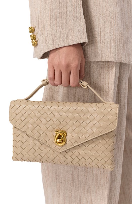 Сумка Knot Lock Bottega Veneta 817191/V08Z0 Бежевый  817191/V08Z0 Фото 2
