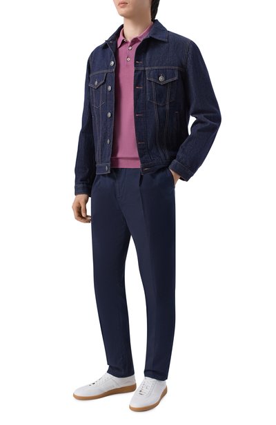 Хлопковое поло ANDREA CAMPAGNA, арт. M5426-8052, фото 2