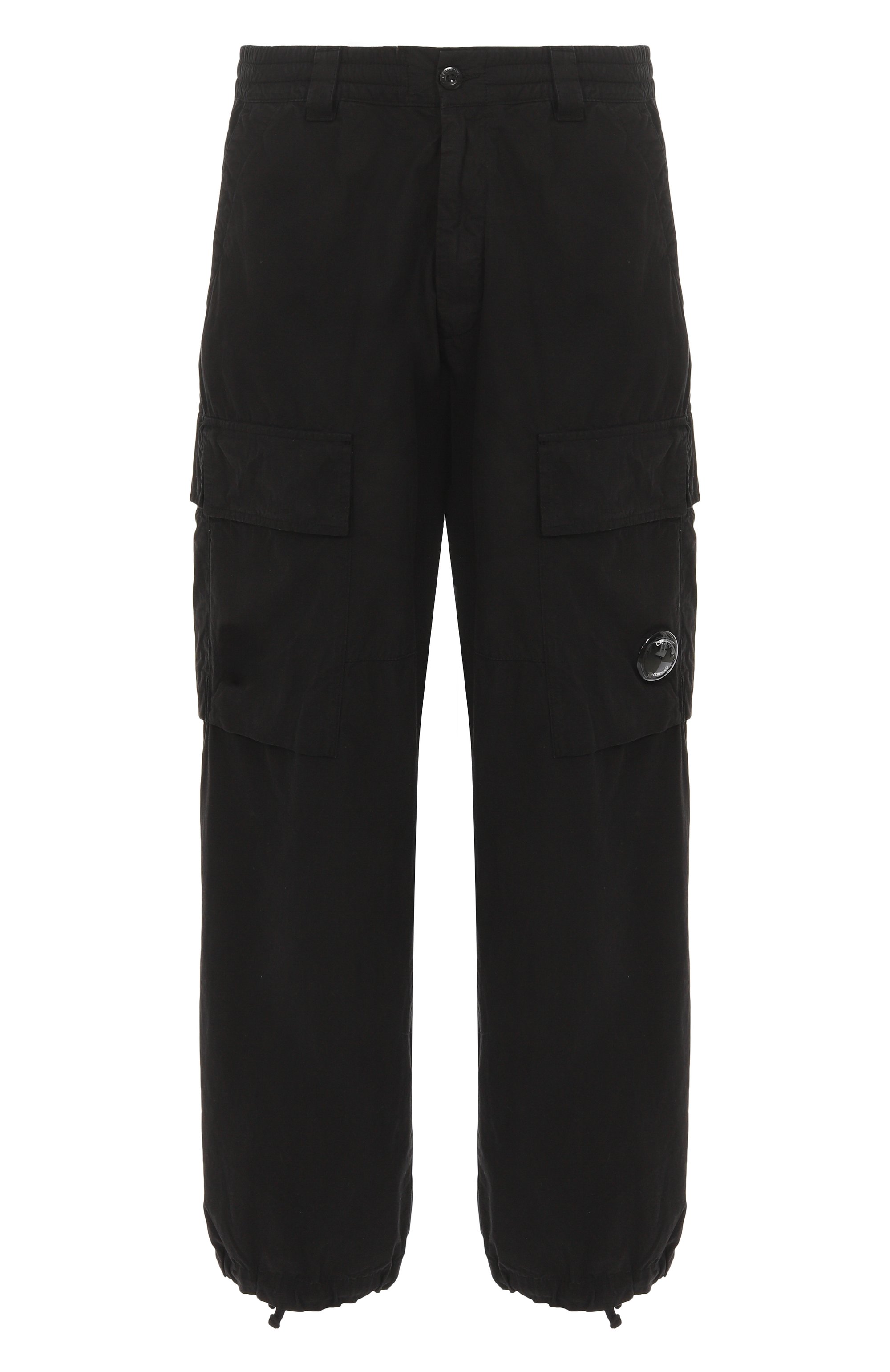 Хлопковые брюки-карго C.P. COMPANY черного цвета по цене 42450 руб., арт. 19CMPA066A110324G, фото 1 Хлопковые брюки-карго C.P. COMPANY, арт. 19CMPA066A110324G, фото 1