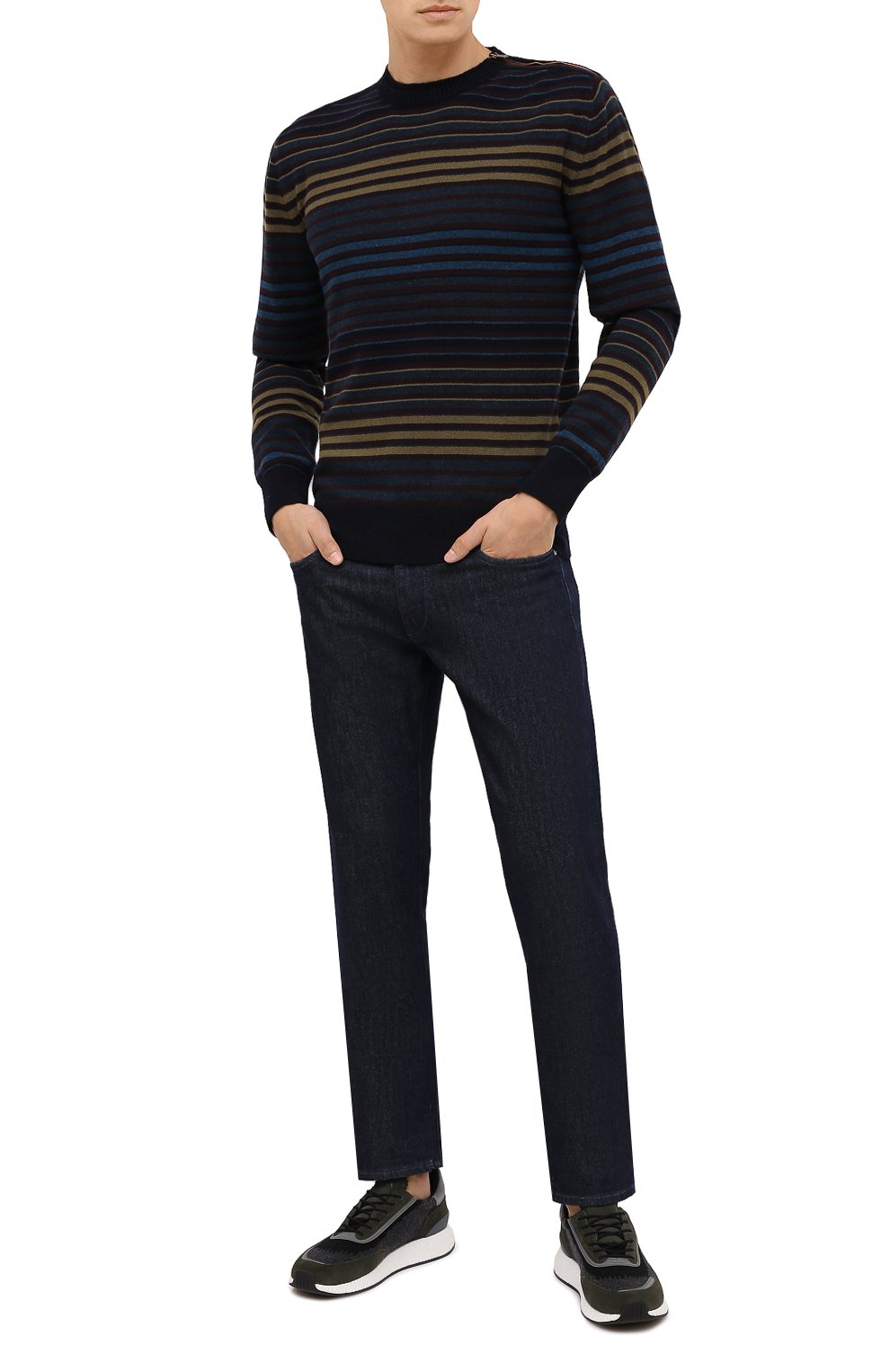 Комбинированные кроссовки ZEGNA, арт. A4721X-LHWSD, фото 2