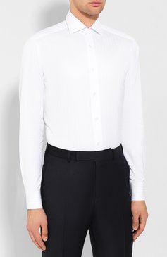 Хлопковая сорочка ZEGNA, арт. 602075/9NS0LB, фото 3