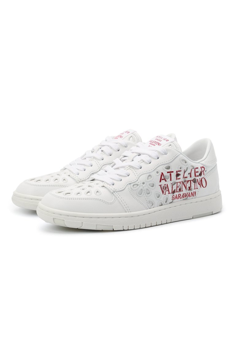 Кожаные кеды atelier shoes 08 san gallo edition VALENTINO, арт. WW2S0CQ6/MKG, фото 1