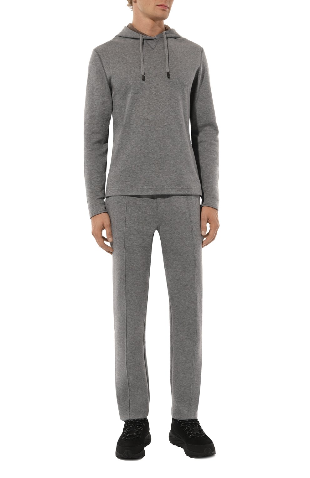 Худи из хлопка и кашемира CAPOBIANCO, арт. 17M433.LB00., фото 2