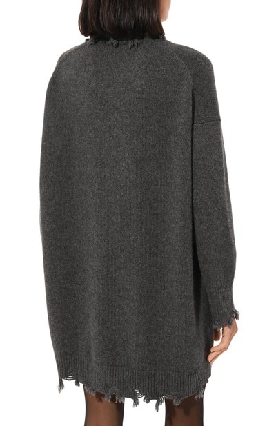 Кашемировое платье ADDICTED темно-серого цвета по цене 97580 руб., арт. MK909, фото 4 Кашемировое платье ADDICTED, арт. MK909, фото 4