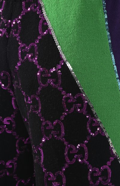 Шерстяные брюки с декоративной отделкой GUCCI, арт. 540189/X994A, фото 5
