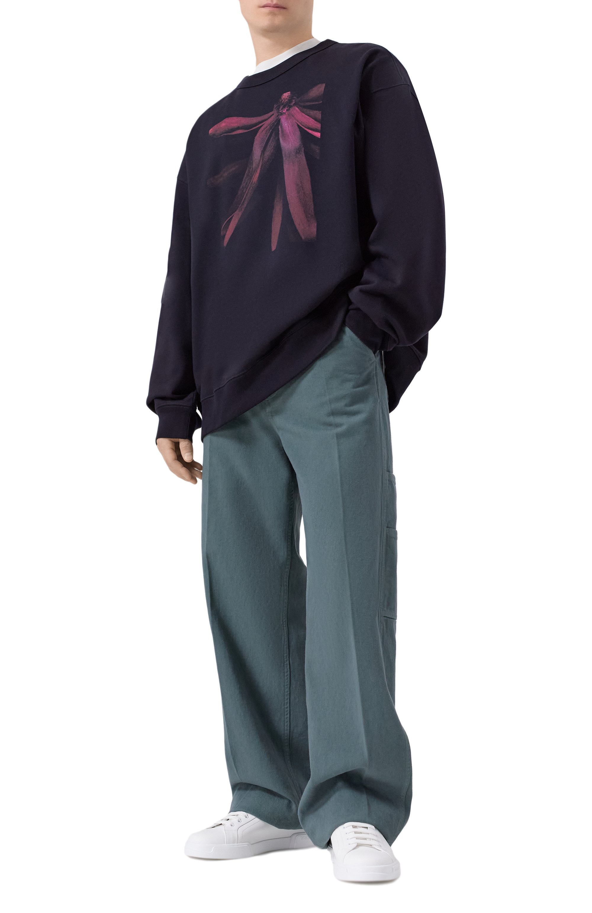 Хлопковые брюки DRIES VAN NOTEN, арт. 020934-2043-506, фото 2