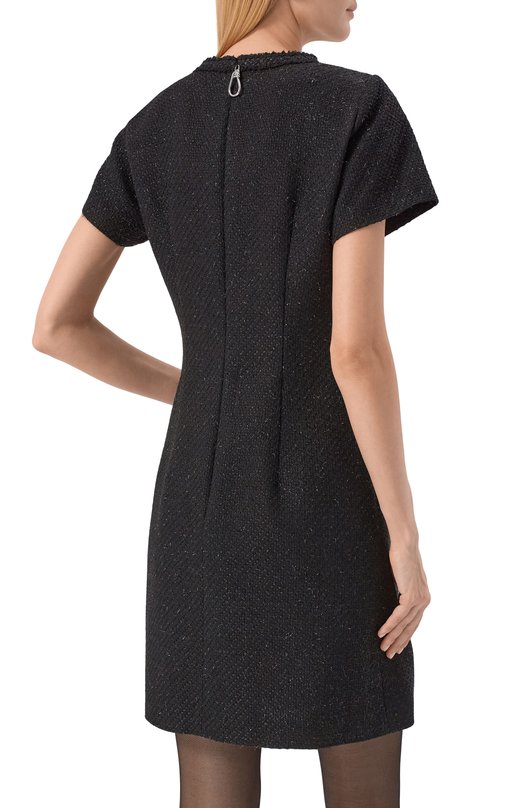 Твидовое платье HUGO 50555905 Чёрный  50555905 Фото 3