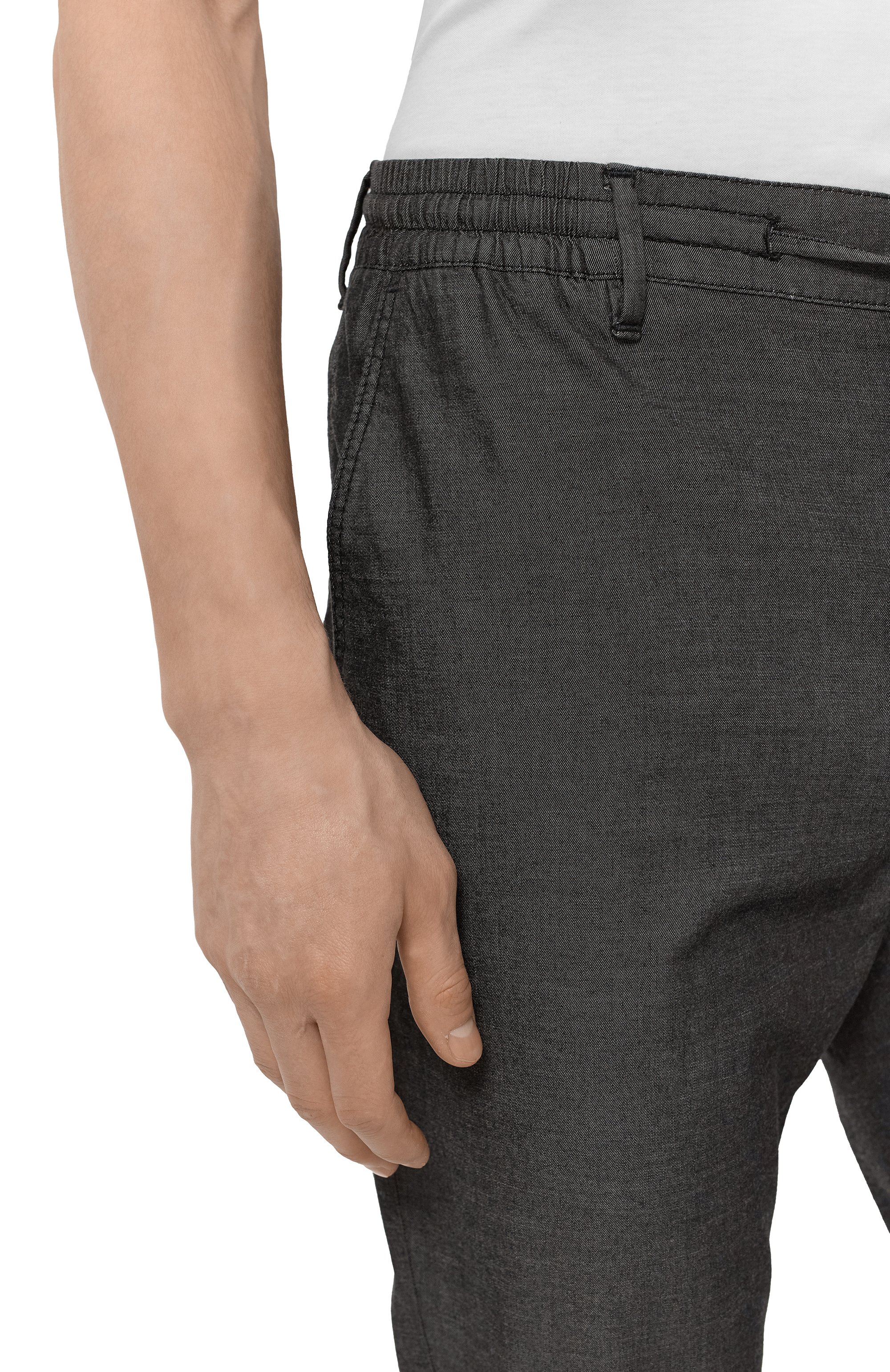 Брюки STEFANO RICCI темно-серого цвета по цене 130000 руб., арт. M8T51B1111/TS0BK, фото 5 Брюки STEFANO RICCI, арт. M8T51B1111/TS0BK, фото 5