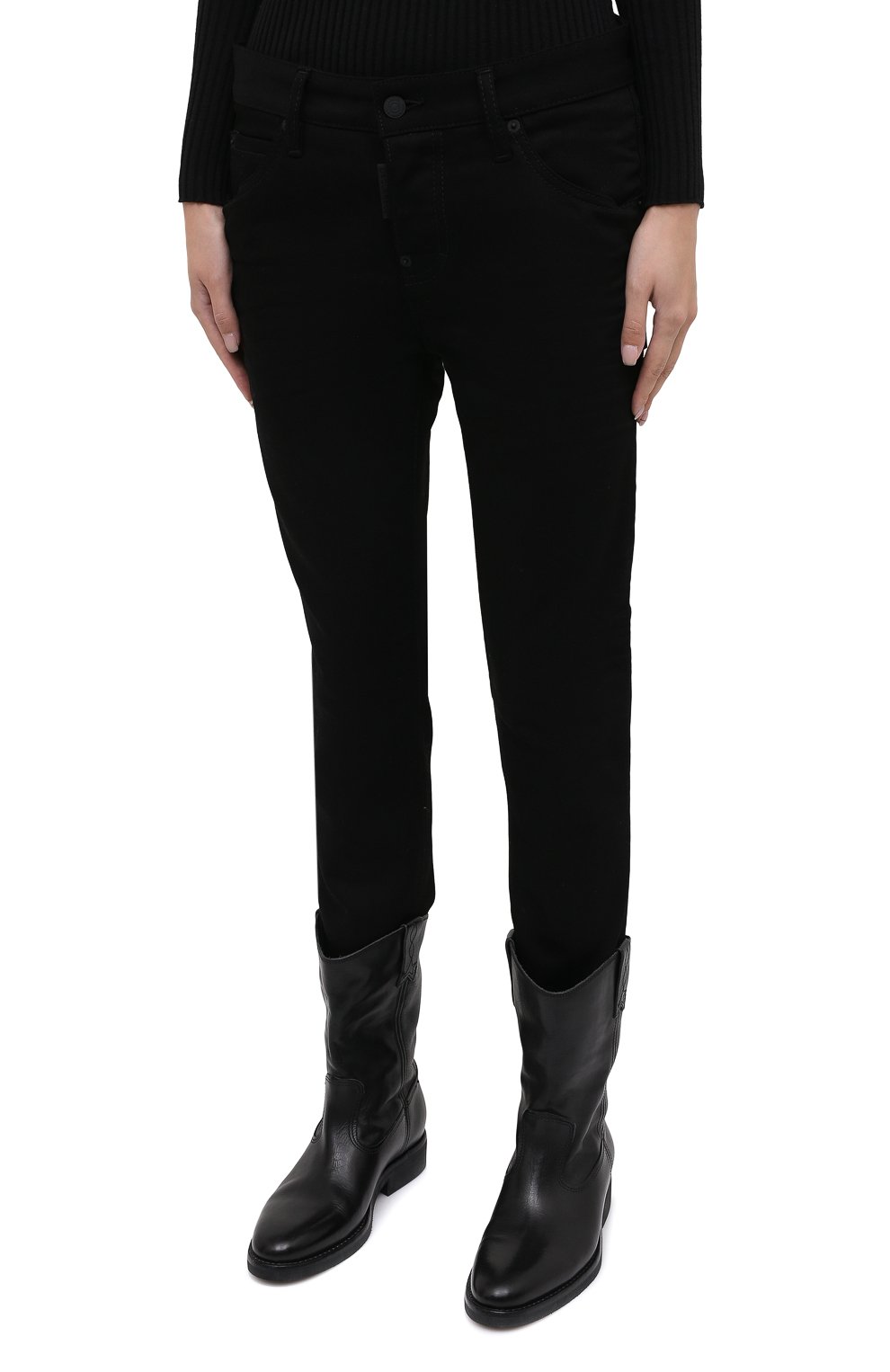 Джинсы DSQUARED2 черного цвета по цене 37750 руб., арт. S72LB0367/S30564, фото 3 Джинсы DSQUARED2, арт. S72LB0367/S30564, фото 3