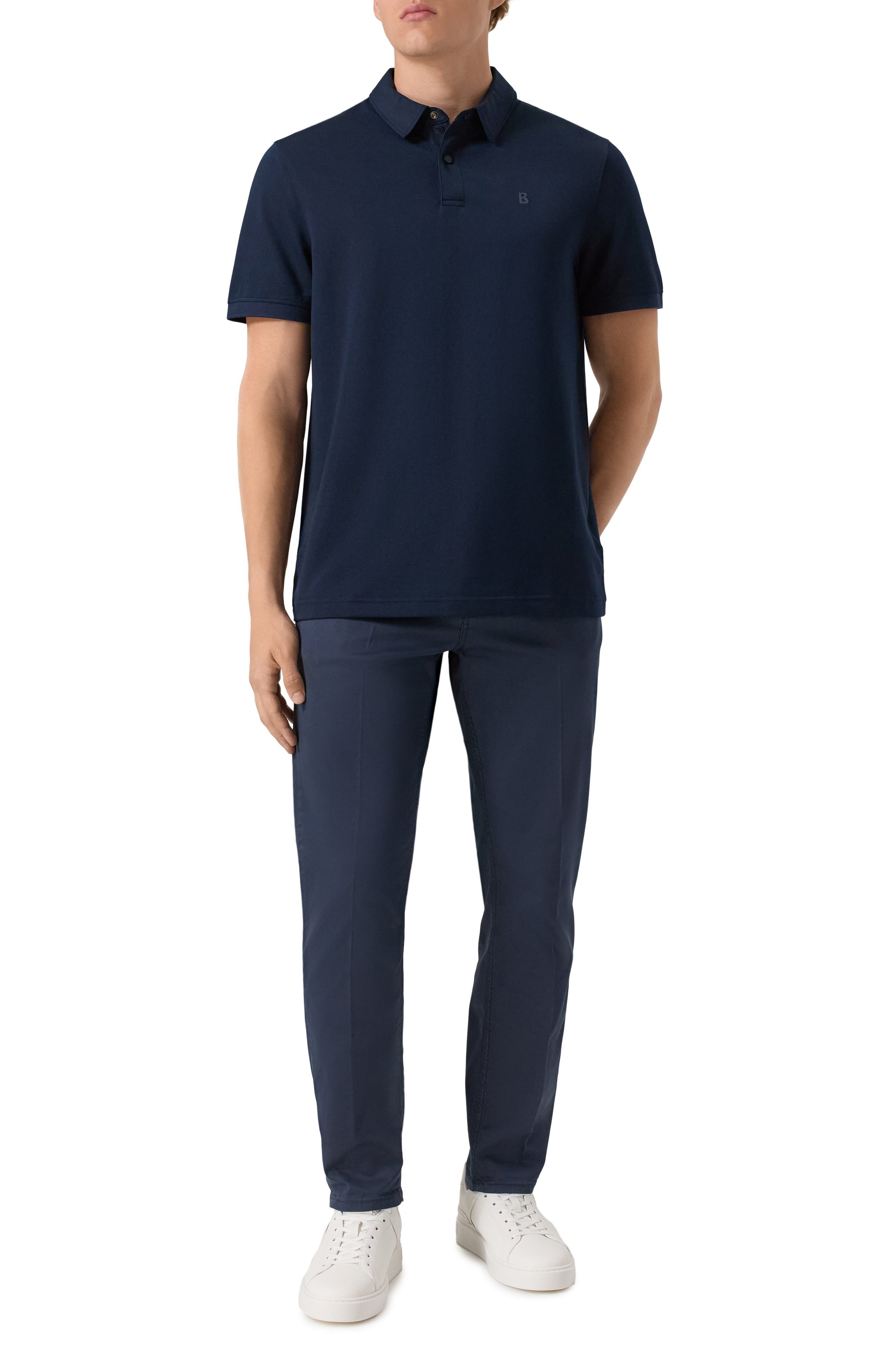 Поло BOGNER темно-синего цвета по цене 15400 руб., арт. 58122727, фото 2 Поло BOGNER, арт. 58122727, фото 2