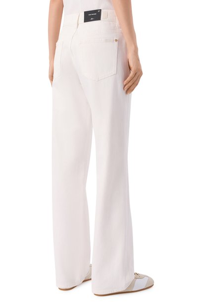 Джинсы tess 7 FOR ALL MANKIND белого цвета по цене 26450 руб., арт. 7UE60D52-MLY, фото 4 Джинсы tess 7 FOR ALL MANKIND, арт. 7UE60D52-MLY, фото 4