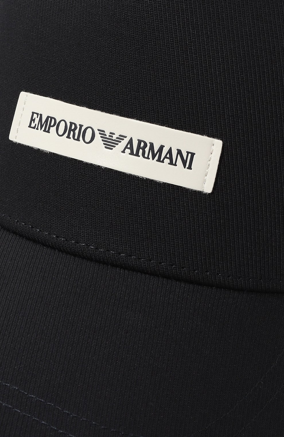 Хлопковая бейсболка EMPORIO ARMANI темно-синего цвета по цене 12350 руб., арт. 627921/CC991, фото 3 Хлопковая бейсболка EMPORIO ARMANI, арт. 627921/CC991, фото 3