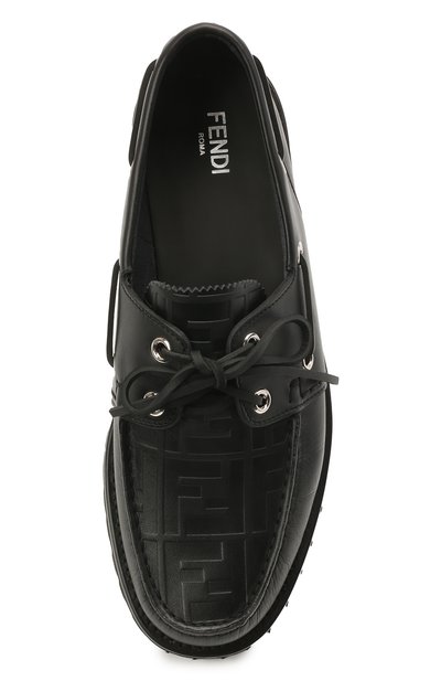 Кожаные топсайдеры FENDI, арт. 7D1407 A5JX, фото 5