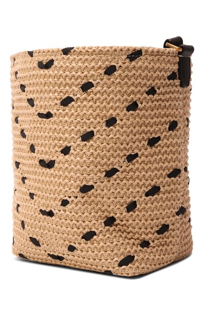 Сумка bucket mini PINKO бежевого цвета по цене 23900 руб., арт. 106835/A391, фото 5 Сумка bucket mini PINKO, арт. 106835/A391, фото 5