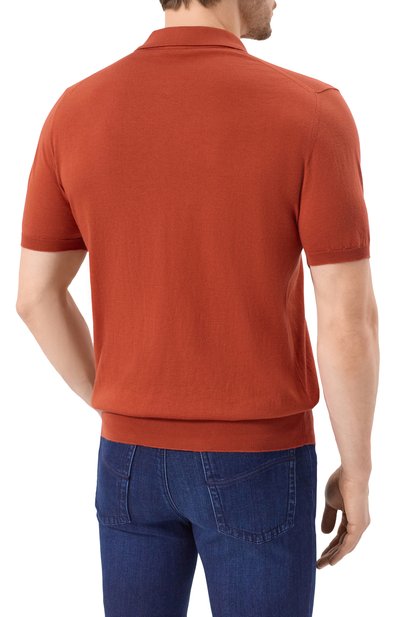 Хлопковое поло KITON, арт. UMKX33Z430S, фото 4