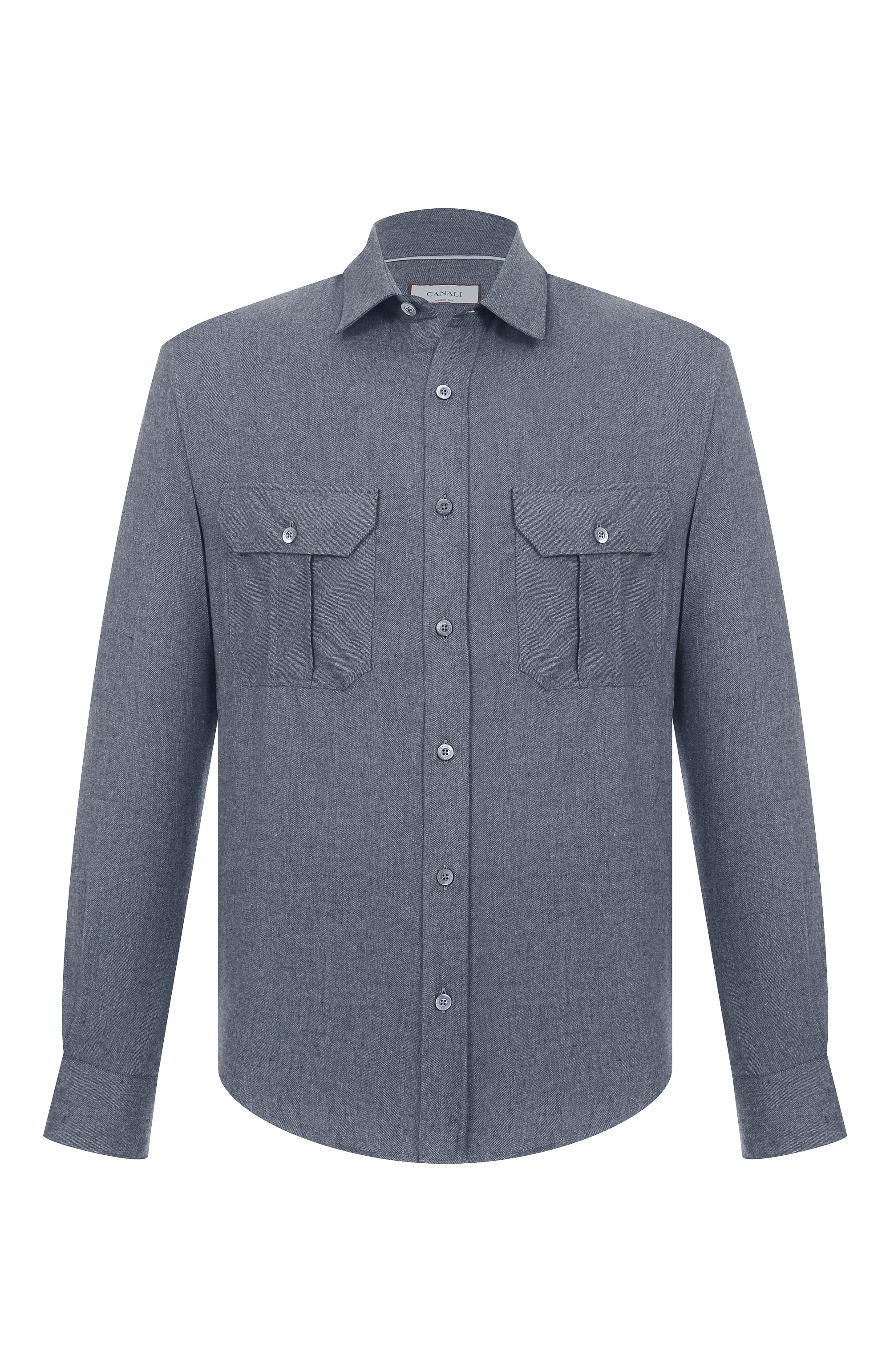 Рубашка из хлопка и лиоцелла CANALI, арт. CSL2067/GL03659, фото 1